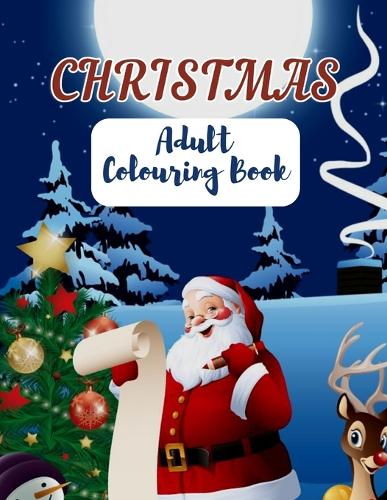 Christmas: Christmas Coloring Book For Adults Relaxation (Paperback)