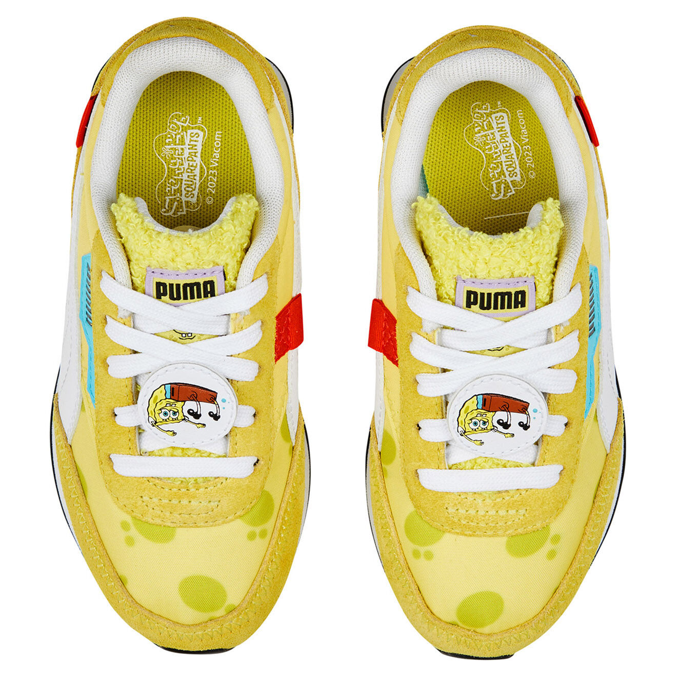 Puma Baskets Future Rider Bob L'Eponge jaunes