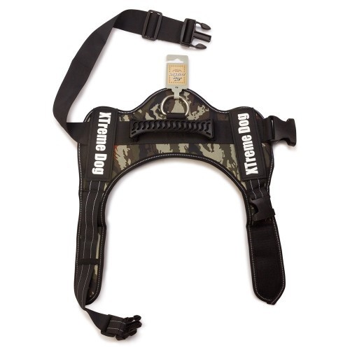Coleira de camuflagem Xtreme Dog para cães, verde