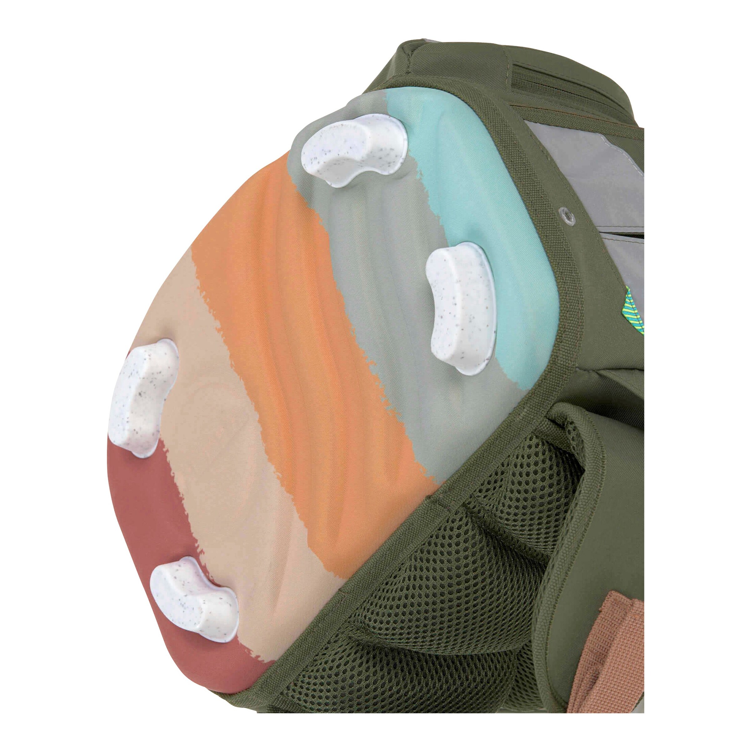 Lässig Schulranzen-Set Boxy Unique 7-tlg. olive