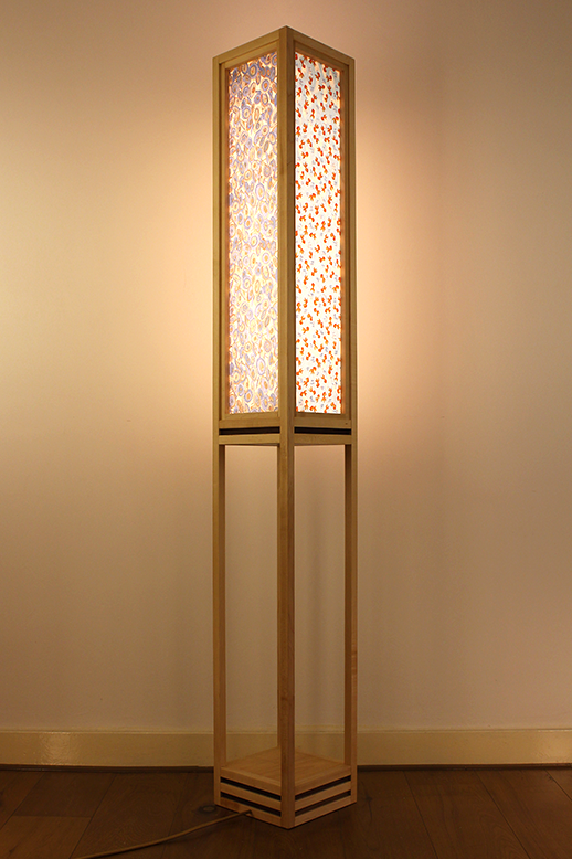 Vloerlamp Ginza maple