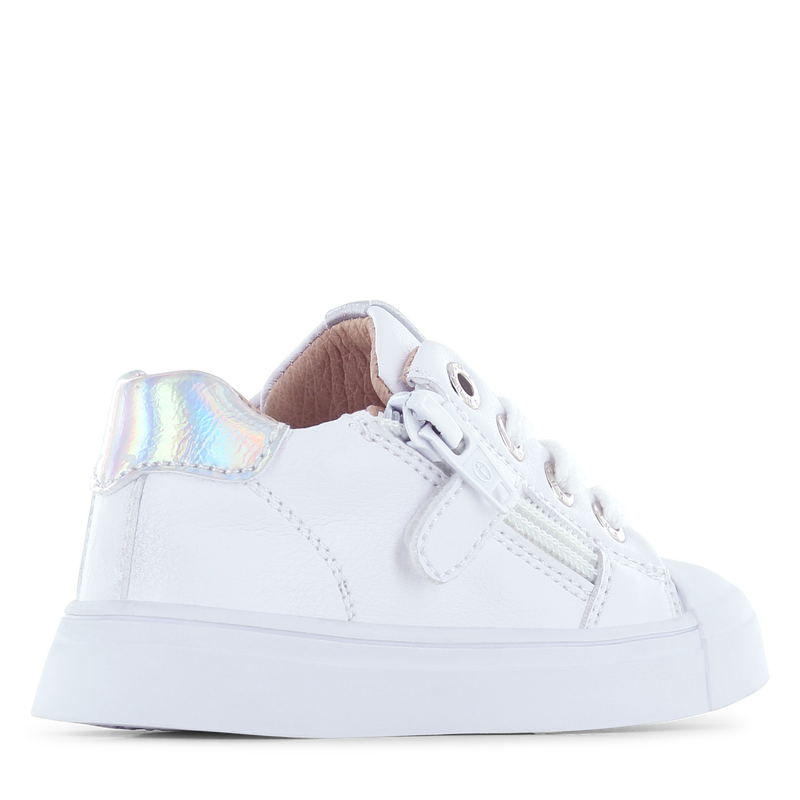 Shoesme weißer Sneaker mit Glitzerstreifen