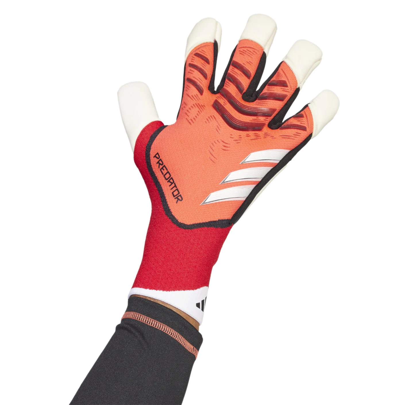 Adidas Predator Pro Hybrid Keepershandschoenen Rood Wit Zwart