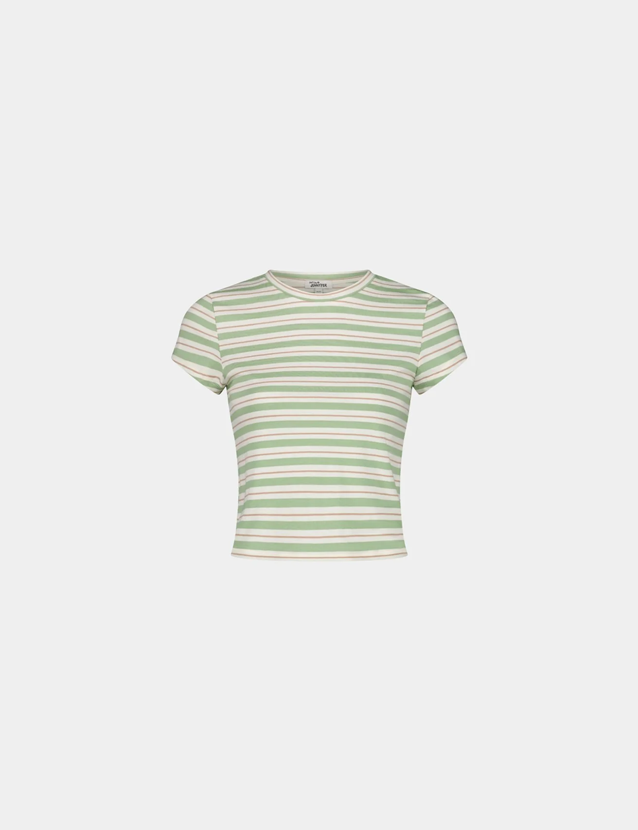 Ensemble de pyjama à rayures vert et écru