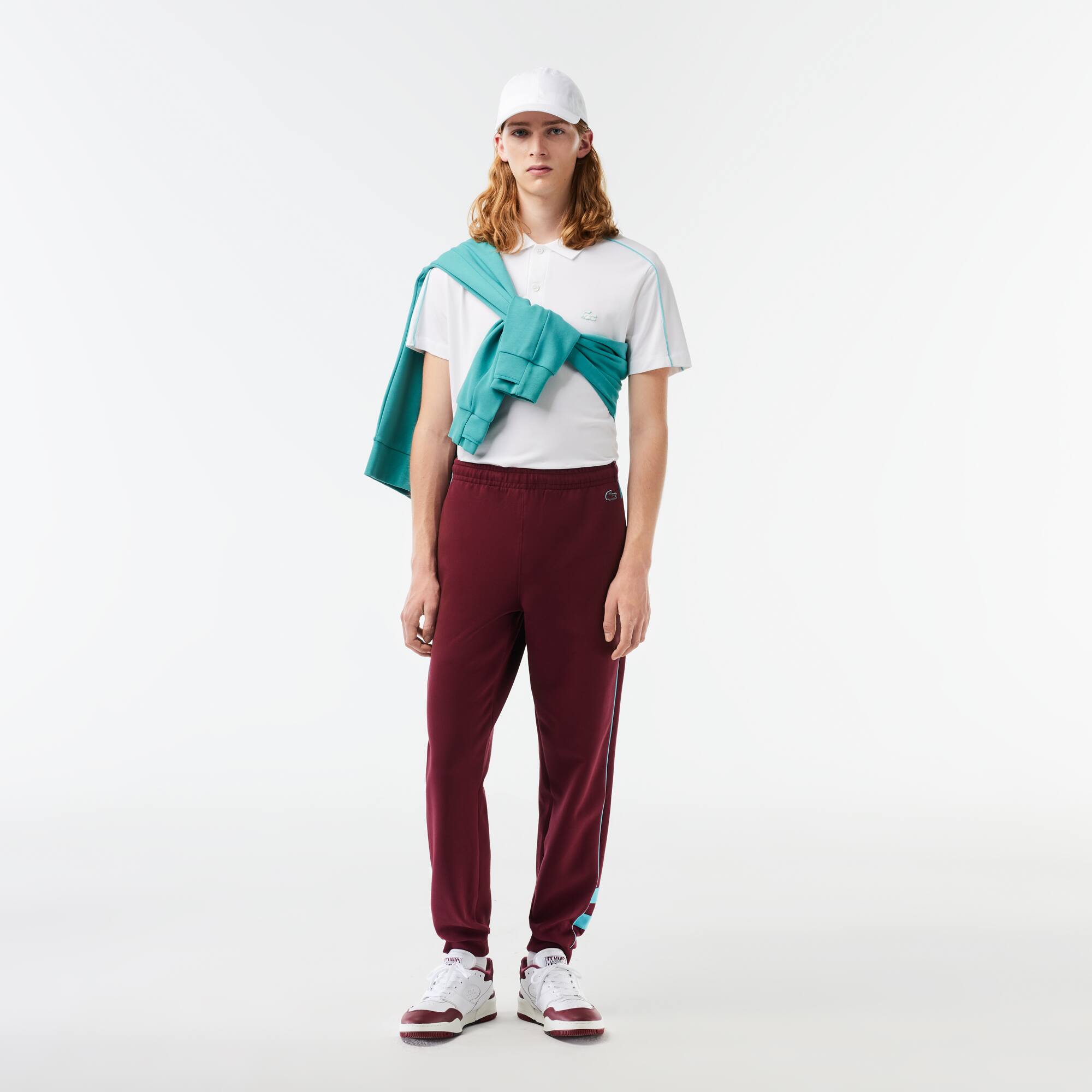 Jogginghose in Regular Fit mit Stickerei Trainingshosen - Rot - Lacoste - Herren
