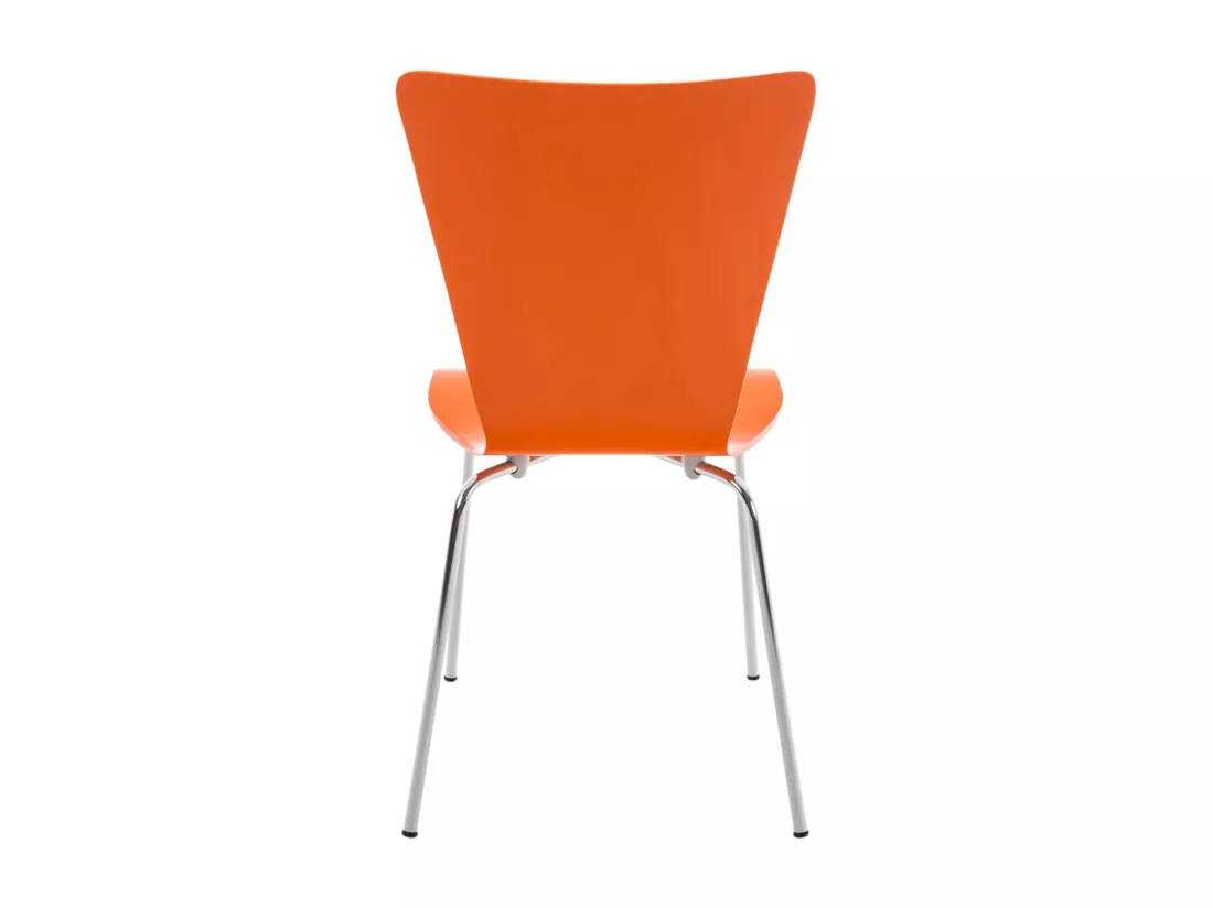 Chaise de conférence - Bois - Orange - Aaron