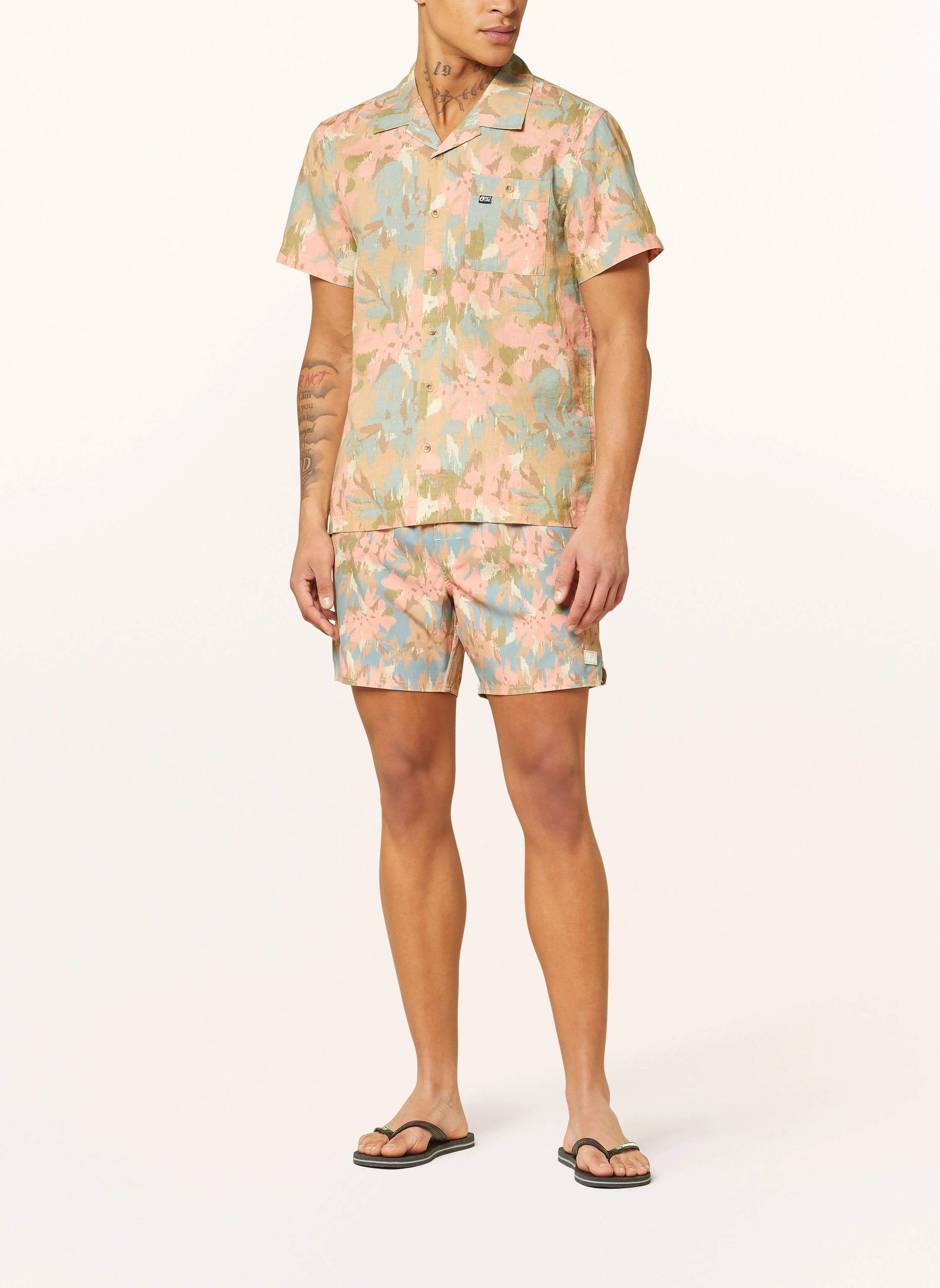 PICTURE Hemd MOKARA Relaxed Fit mit Leinen