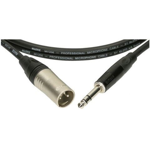 Klotz M1MS1K0500 microfoonkabel 3p XLR male - 6.35 mm jack 5 m