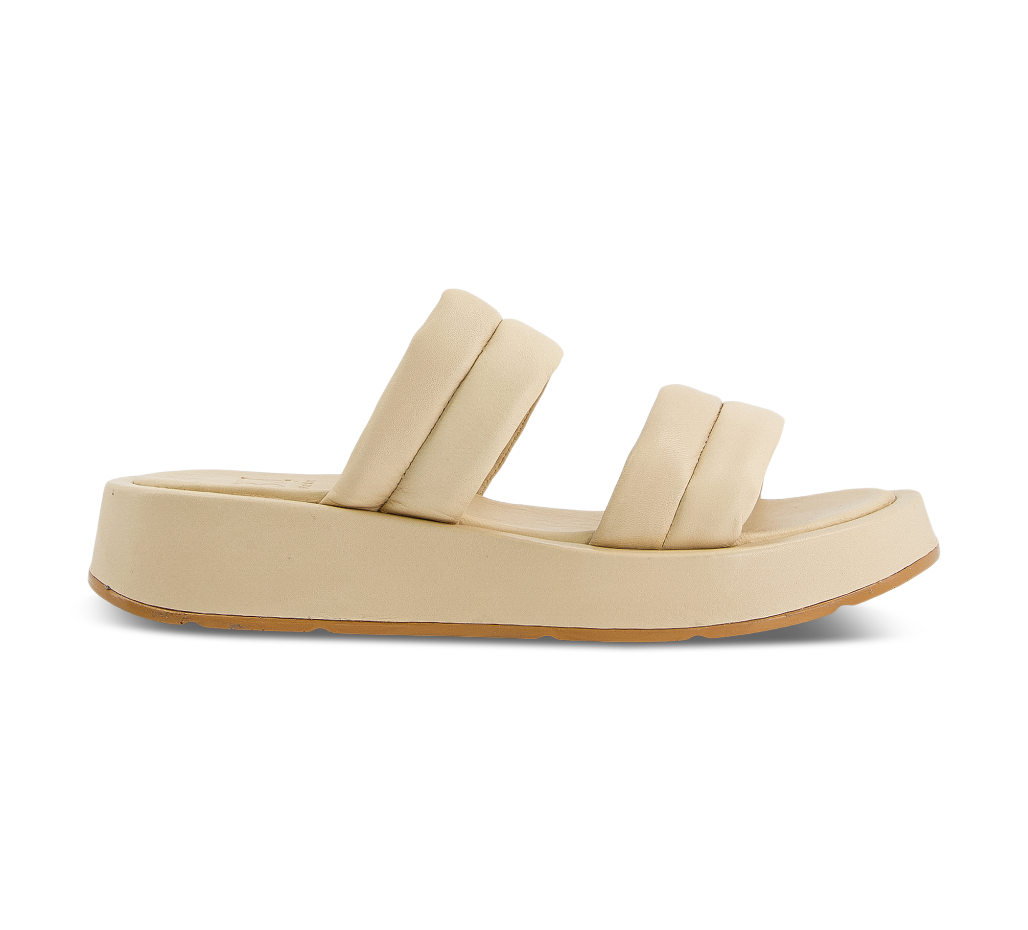 1874 by Walder Pantoletten beige/taupe