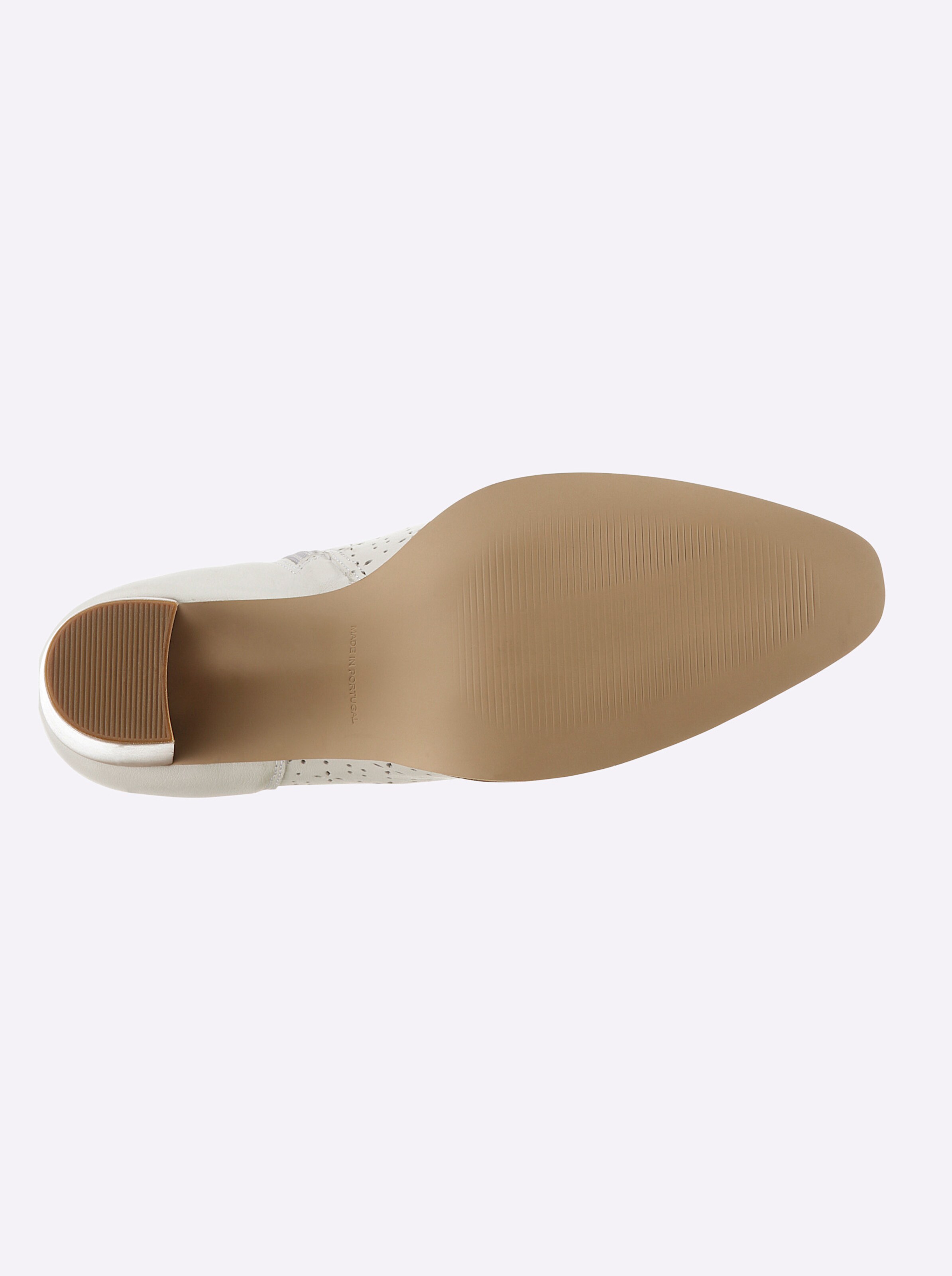 heine Stiefelette in ecru