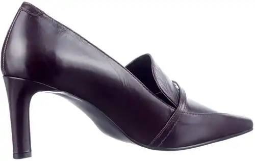 Babouche donkerbruin G-Oena-105 - maat 44 pump donkerbruin - maat 44 Calandschoen