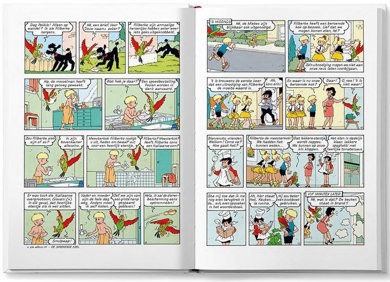 Persoonlijk stripboek - Jommeke 'Spaghetti Met Kaas' (Softcover)
