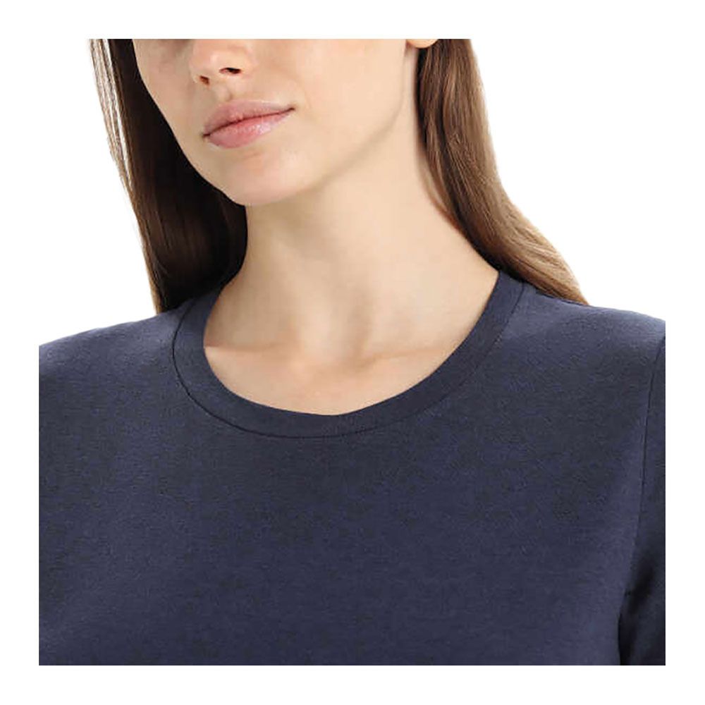 Icebreaker CENTRAL CLASSIC - Tee-shirt Femme midnight navy