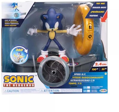 Sonic Speed Radiostyrt Skateboard med Figur