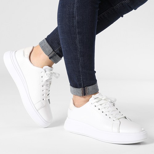 Baskets Femme Raised Cupsole 1792 White Dark Ecru Mono