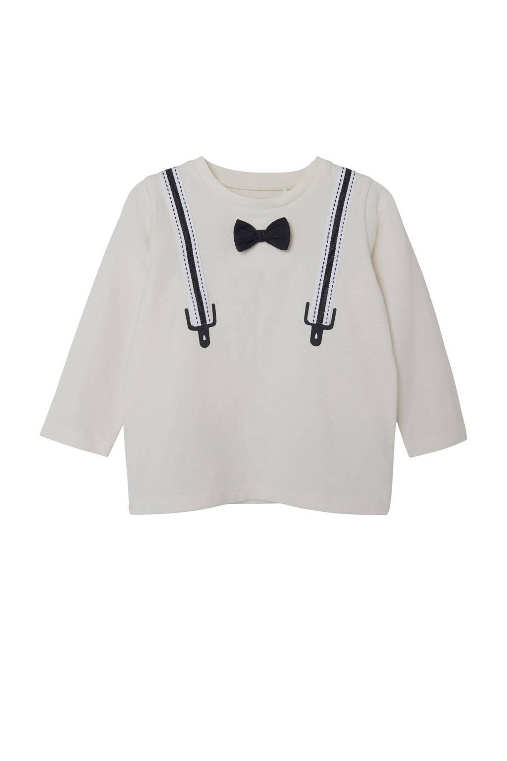 NAME IT longsleeve NMMRUNE met printopdruk offwhite