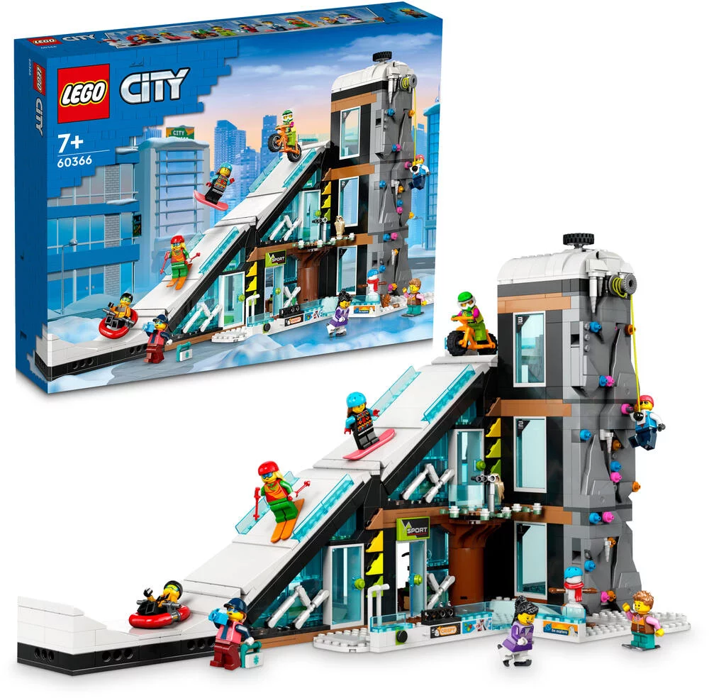 LEGO®CITY 60366 - LE COMPLEXE DE SKI ET D’ESCALADE