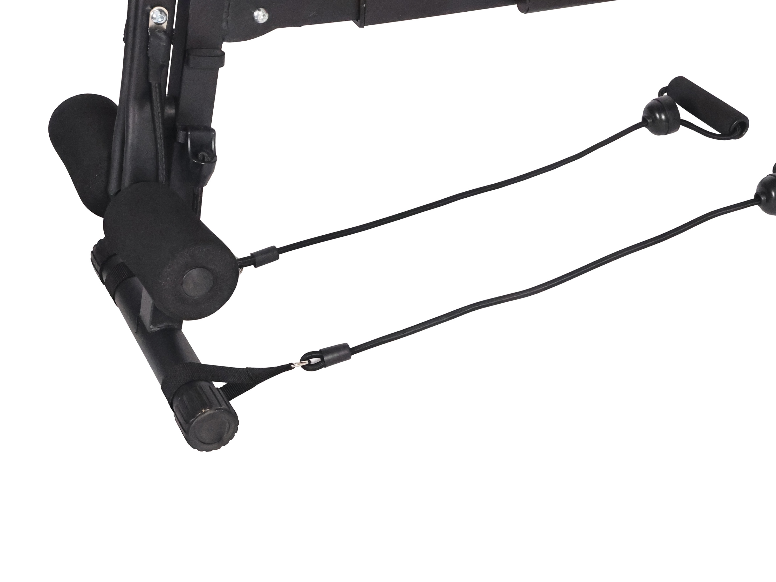 Bauchtrainer mit elastischen Bändern