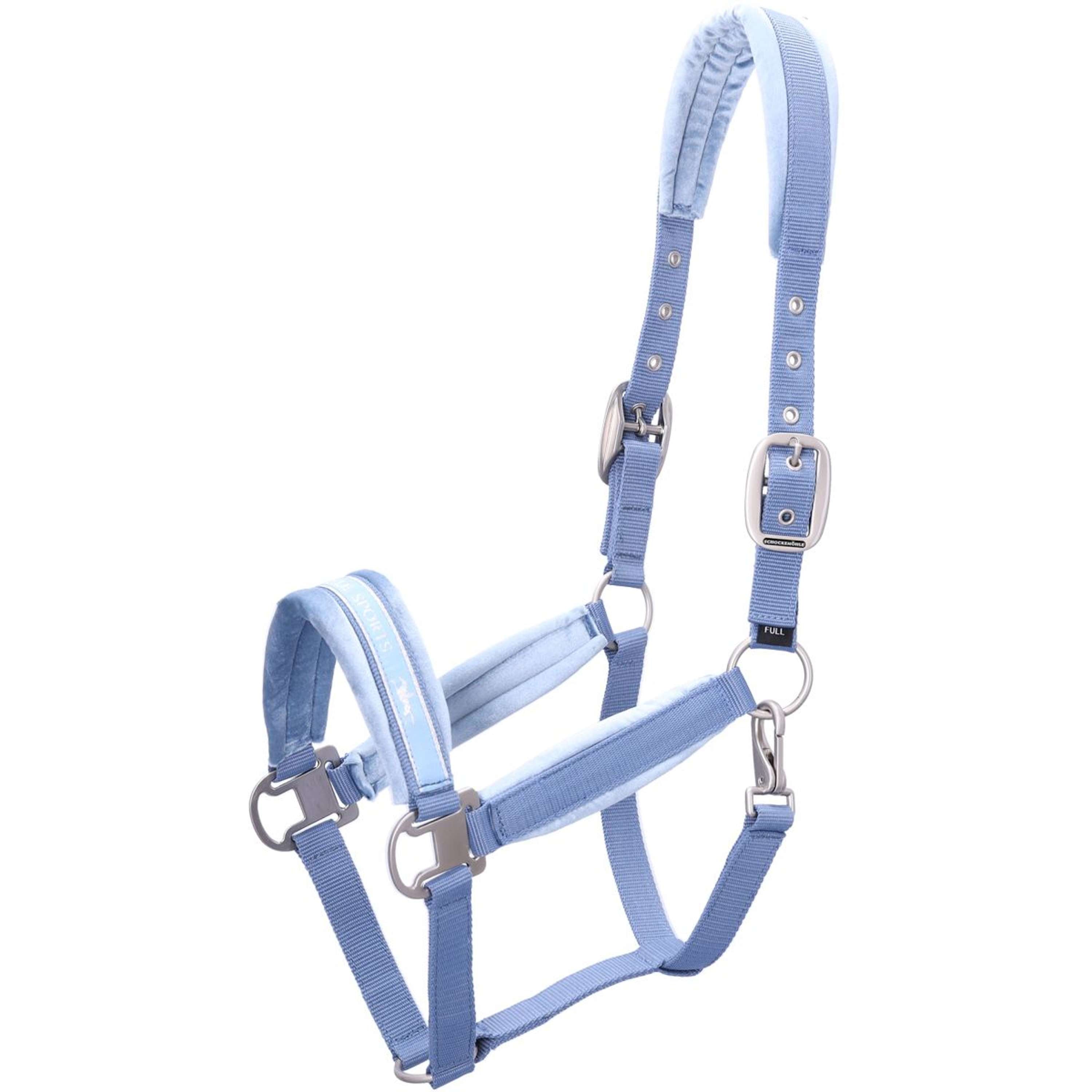 Schockemöhle Halster SP Soft Velvet Style Milky Blue