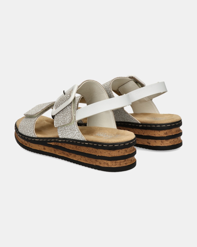 Rieker Antistress Sandalen  - ecru