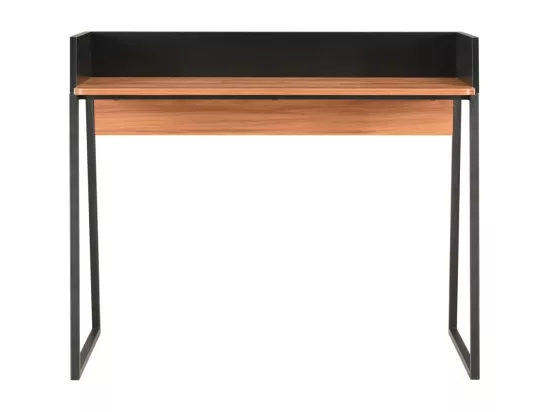 Bureau Noir et marron 90x60x88 cm