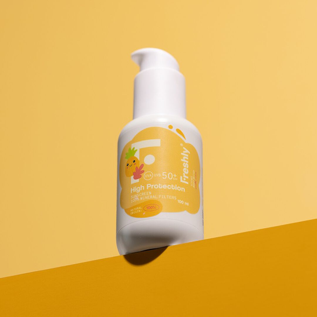 FRESHLY  Creme SPF 50+ Crianças - High Protection Sunscreen WOW - 100ml