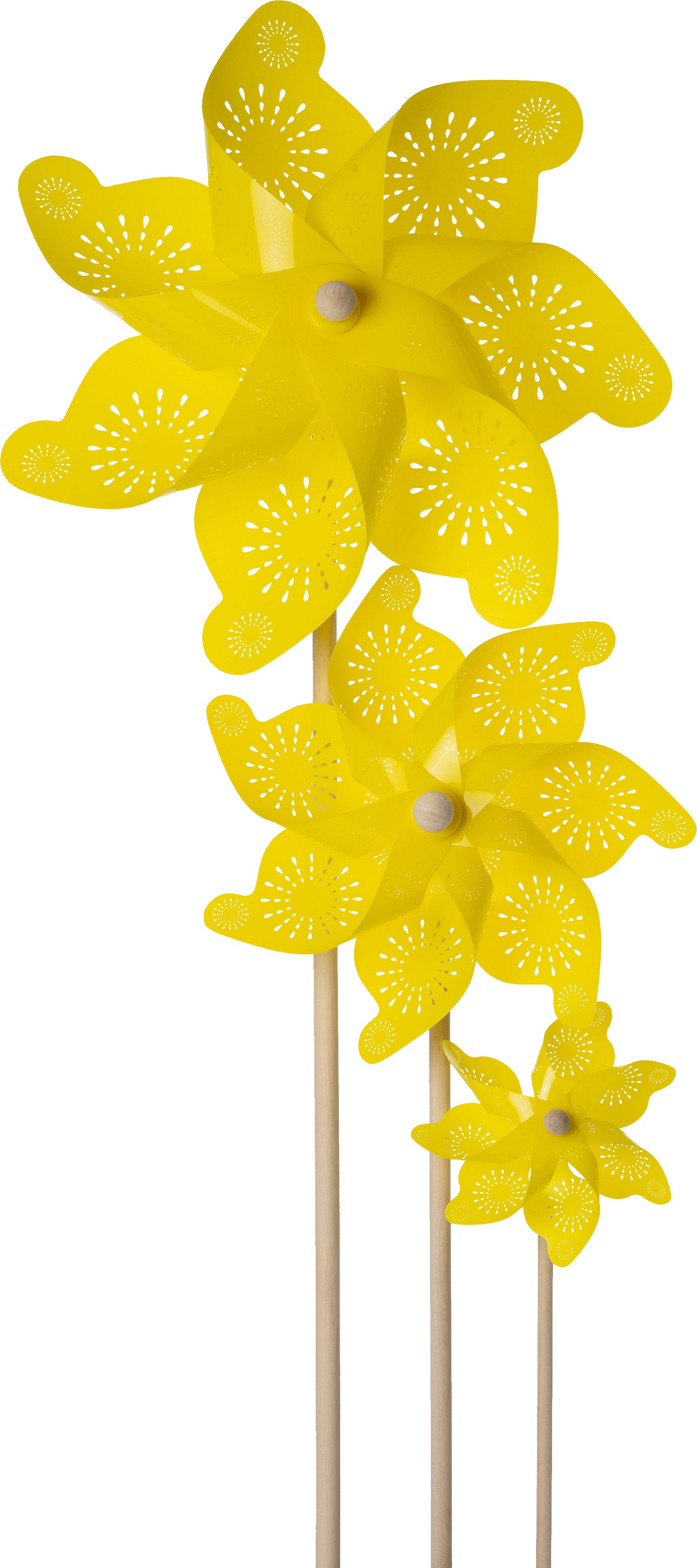 Intratuin tuinsteker windmolen Marij geel D 31 H 75 cm