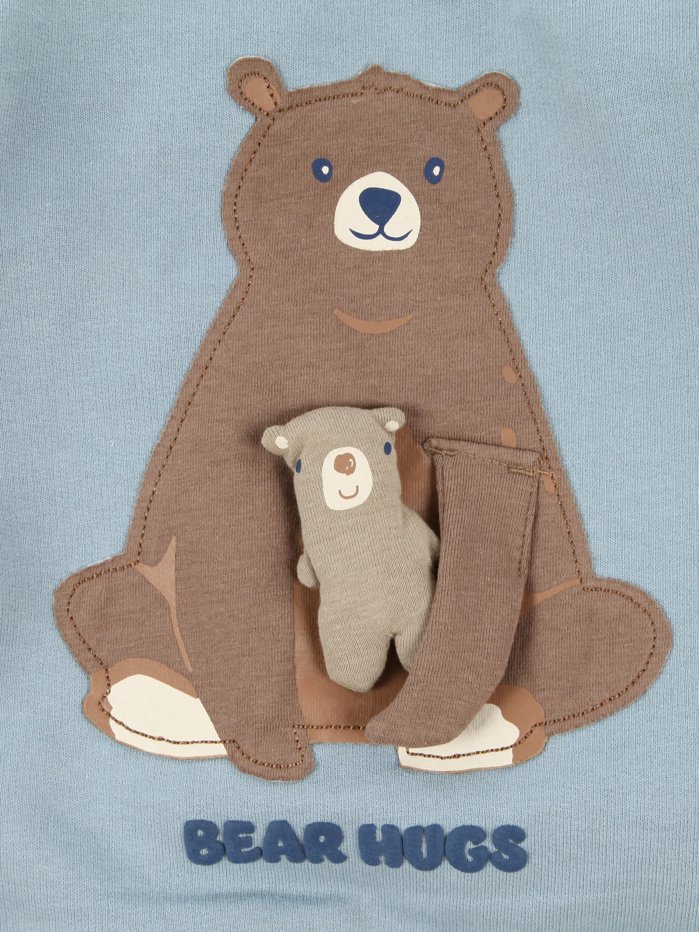 Baby Jungen Sweatpullover mit Bärenmotiv