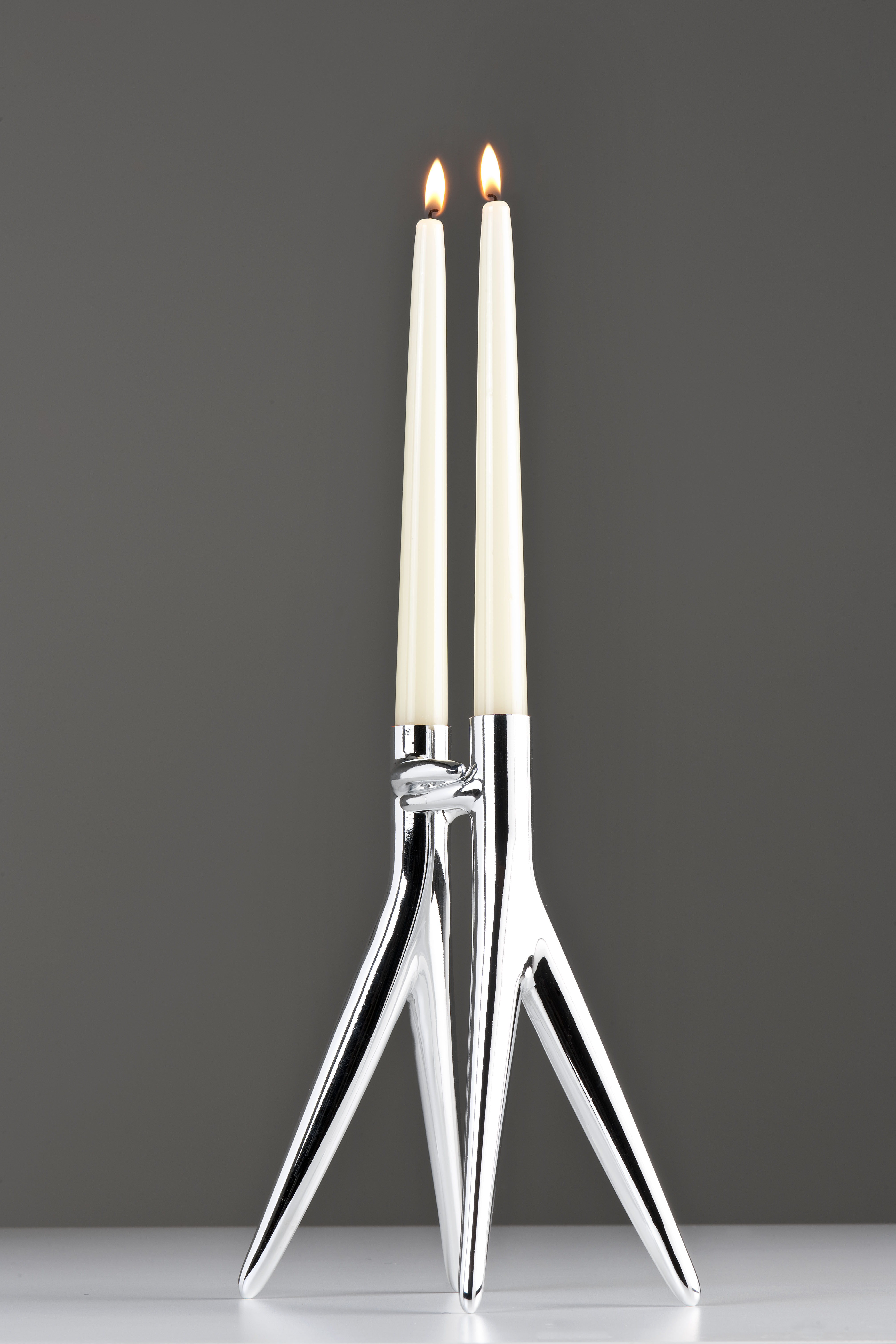 ABBRACCIAIO - Chandelier métal | Argent