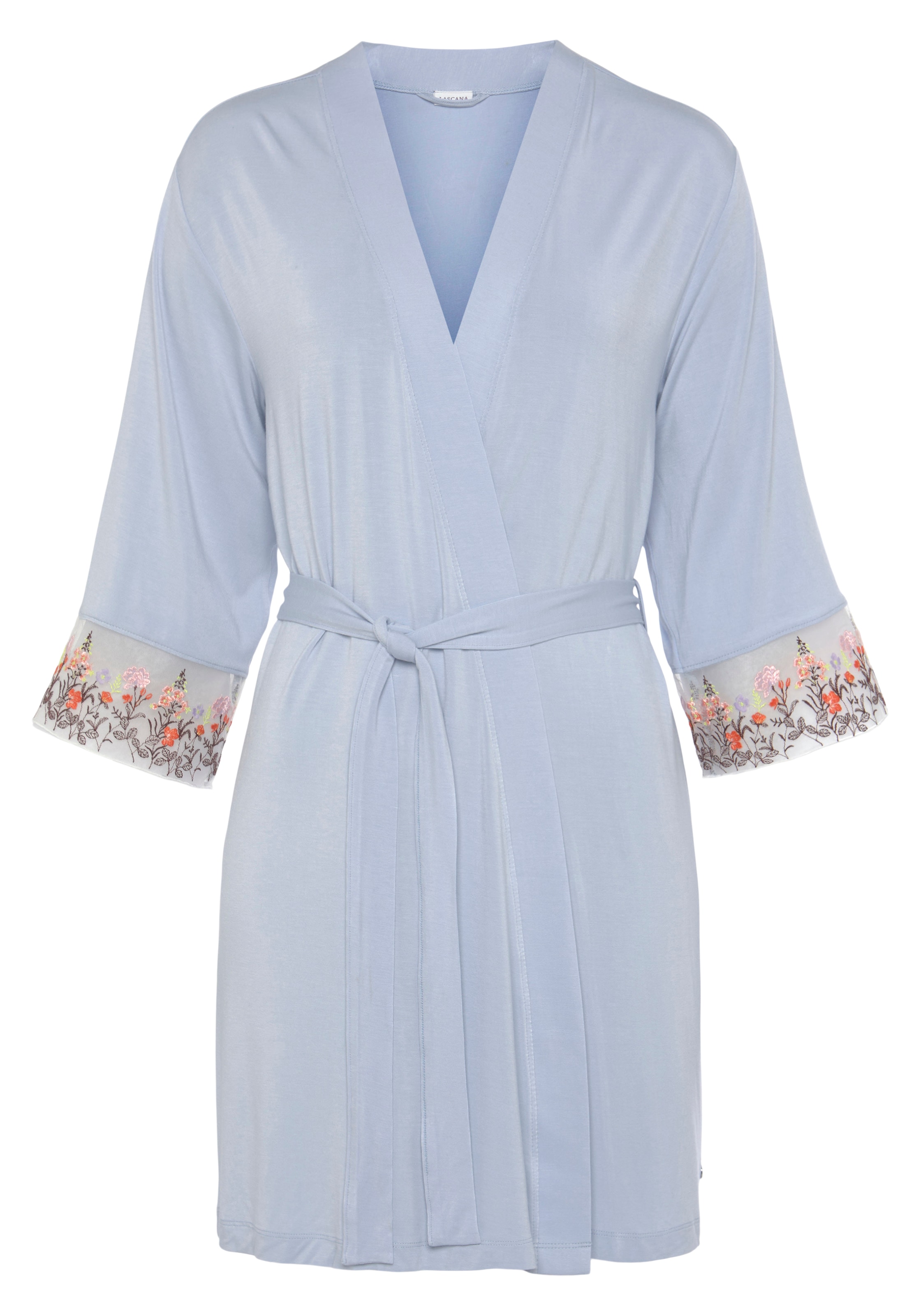 LASCANA Kimono , mit bestickter Spitze