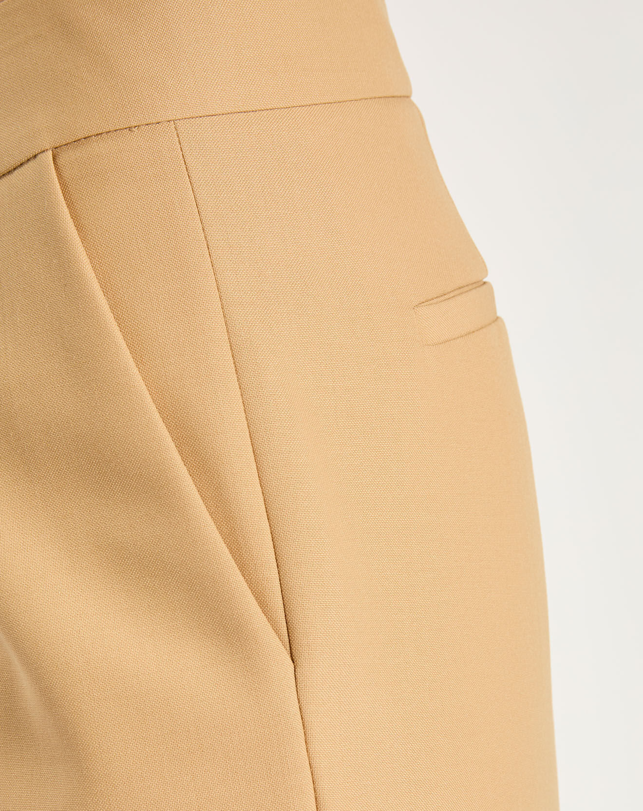 Zapa Pantalon en Laine mélangée Pervenche noisette