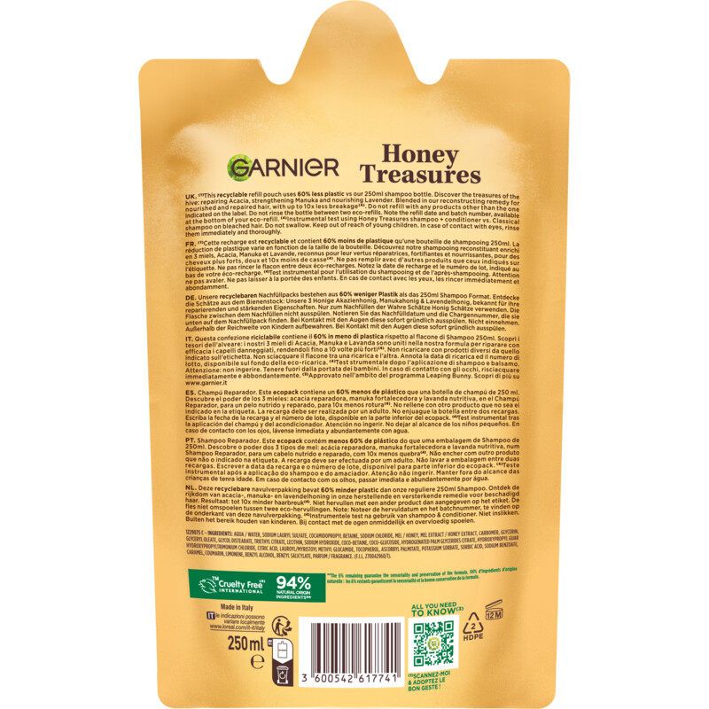 Loving Blends Honing goud shampoo refill