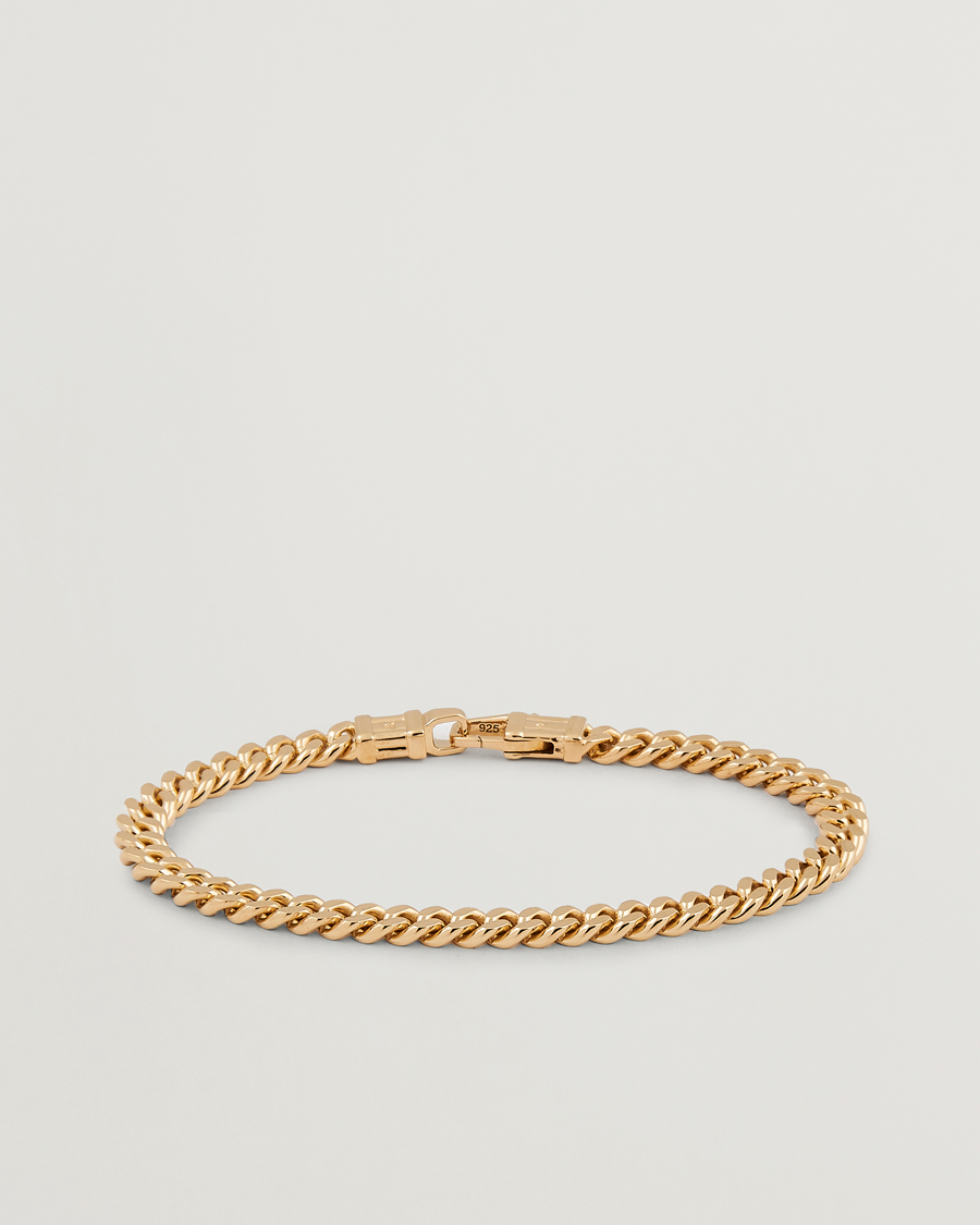 Tom Wood Curb Bracelet L Gold