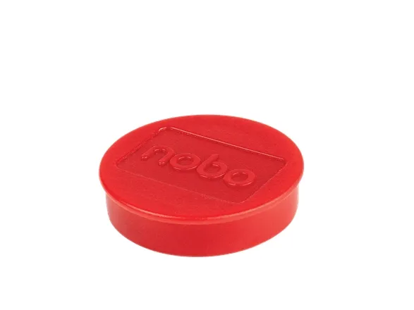 Magnet 38mm Nobo 2,5kg rød - (10 stk.)
