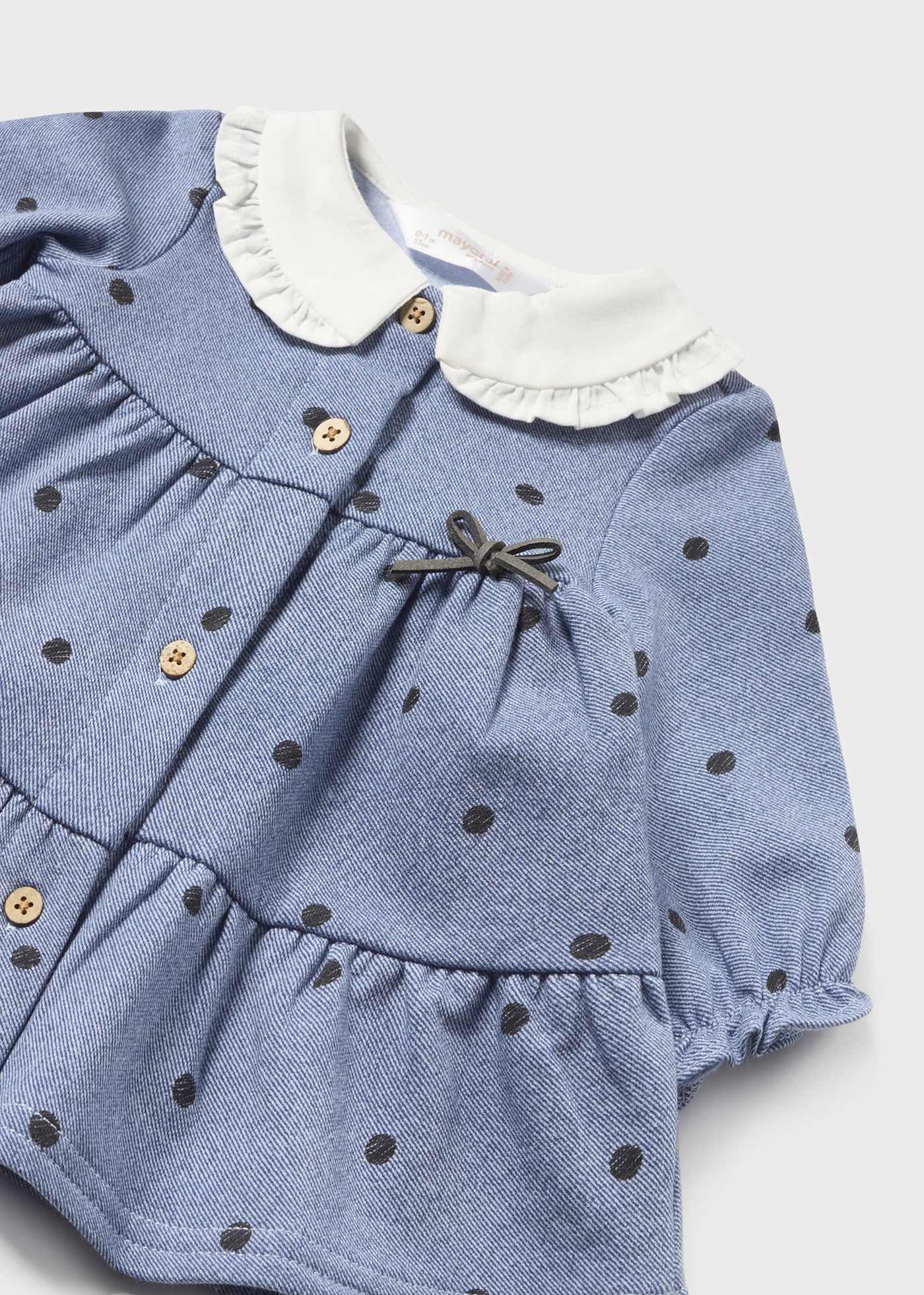 Vestido estampado Better Cotton para recém-nascido