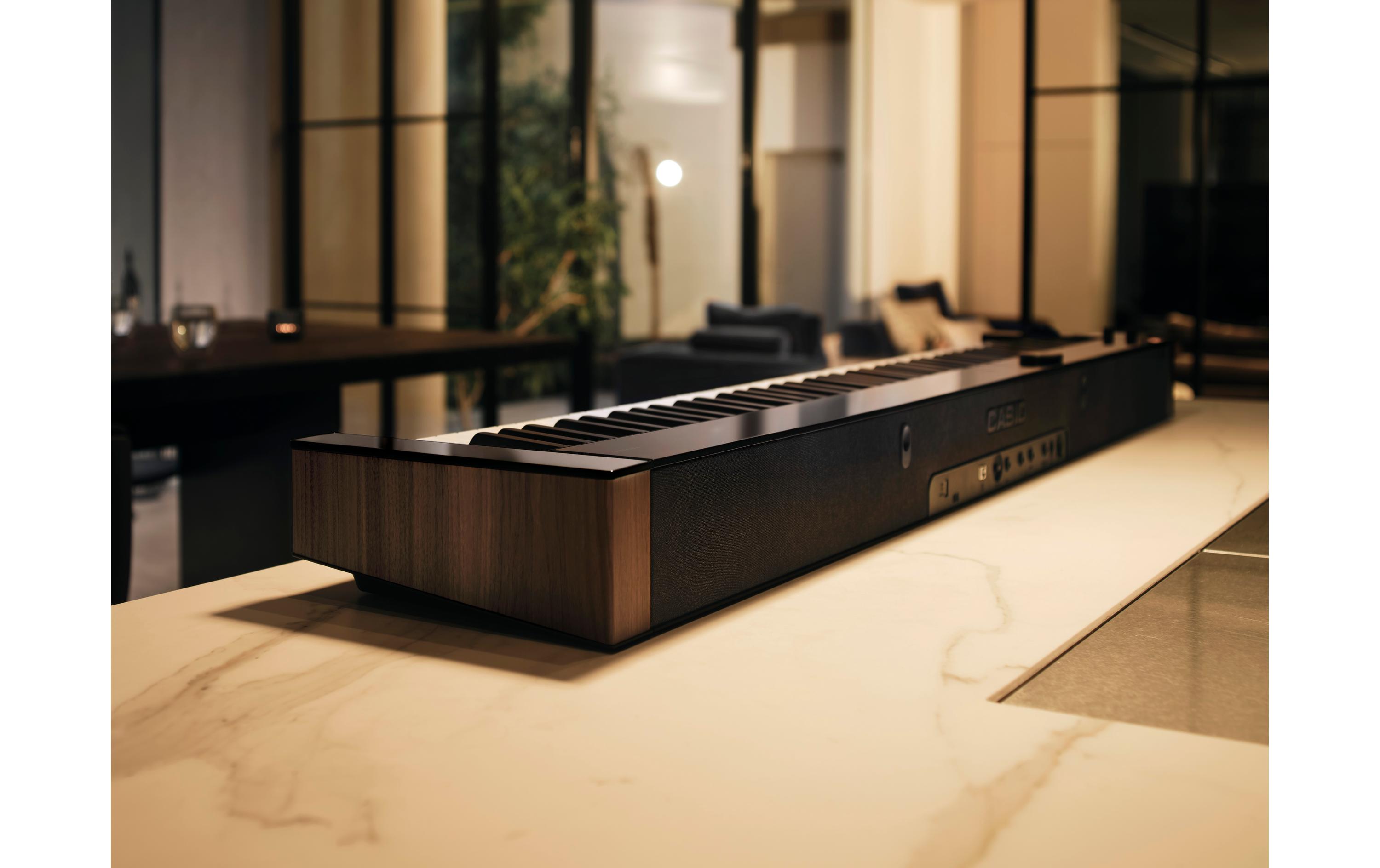 E-Piano Privia PX-S6000 – Schwarz<br>Digitalpiano mit dem authentischen Anschlag eines Flügels, innovativer Klangtechnologie und stilvollem Gehäuse mit Holzdekor