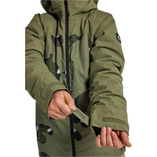 Veste snowboard BURTON BOYS' LODGEPOLE 2L JACKET FOREST MOSS/FOREST MOSS COOKIE CAMO
