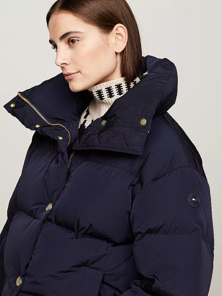 TOMMY HILFIGER Daunensteppjacke dunkelblau
