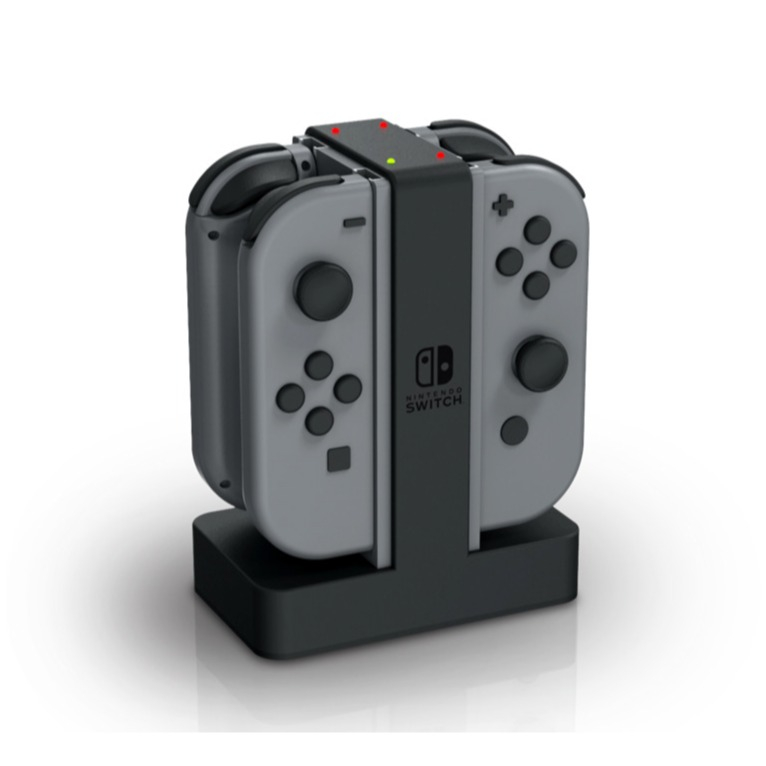 (4-fach) Ladestation Charging Dock für Nintendo Switch / OLED Joy-Con (PA1501406) - Schwarz