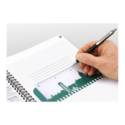 Oxford Office Essentials - Cahier à spirale A4 (21x29,7 cm) - 180 pages - grands carreaux (Seyes) - disponible dans différentes couleurs
