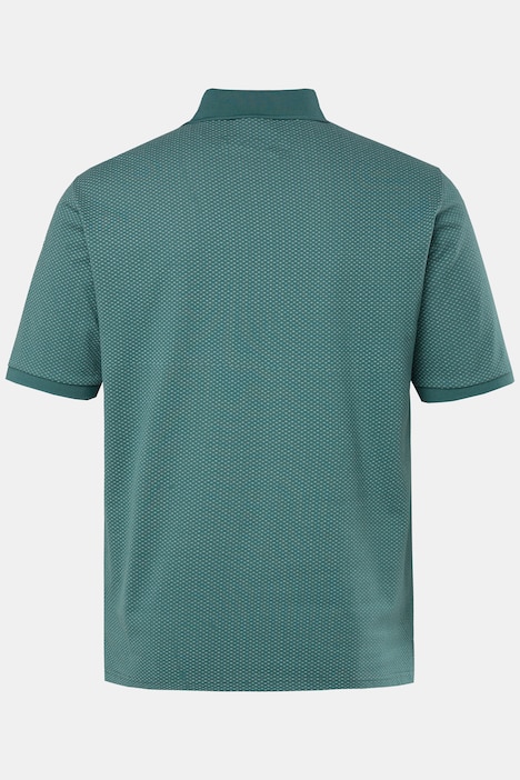 JAY-PI Poloshirt, Golf, Halbarm, QuickDry, Minimal-Muster, bis 7 XL