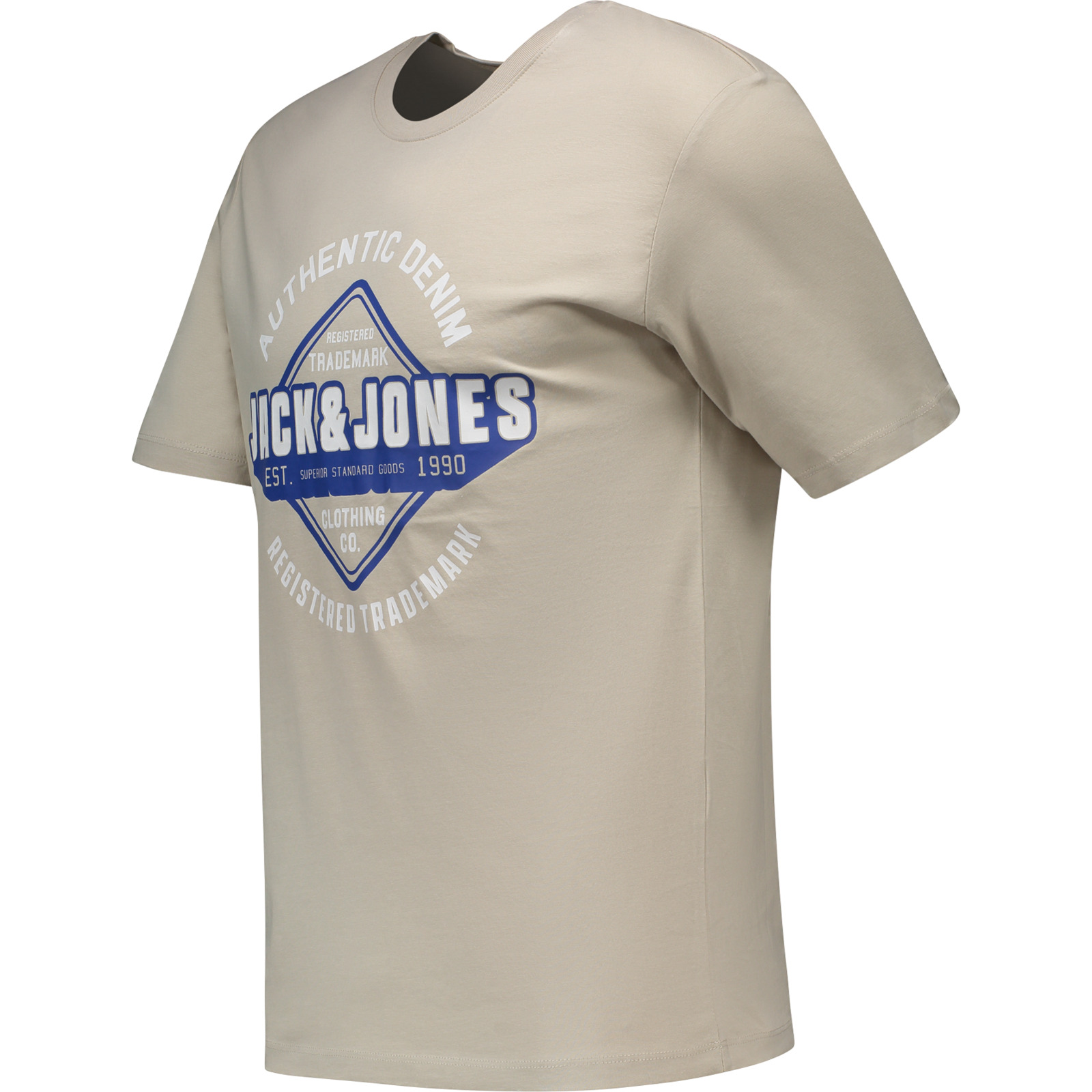 Jack&Jones Herren-T-Shirt Logo XXL, offwhite