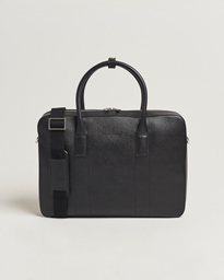 Oscar Jacobson Leather Briefcase Black