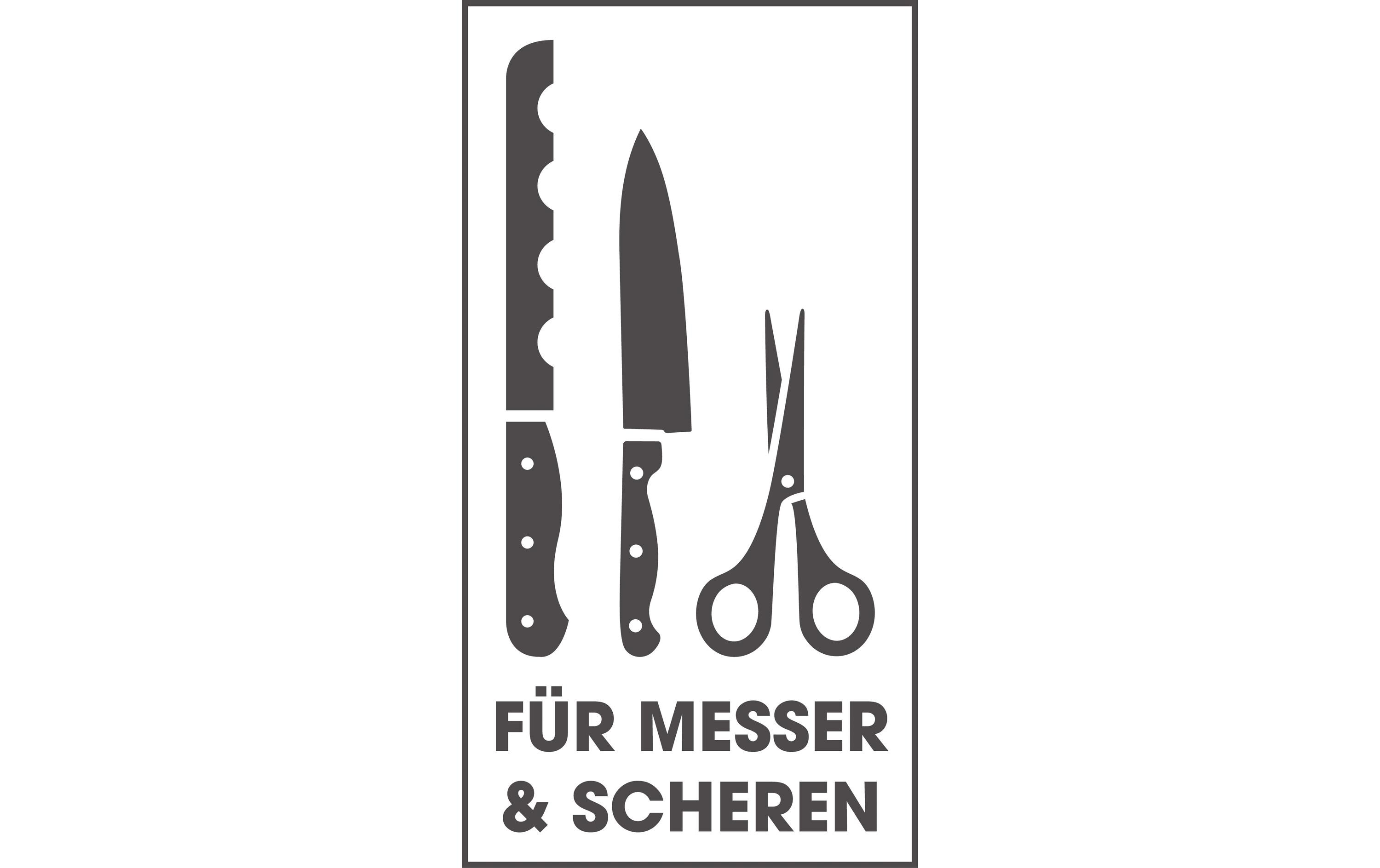 Messerschärfer 6.4 cm, Anthrazit/SchwarzDer Schärfer für Messer