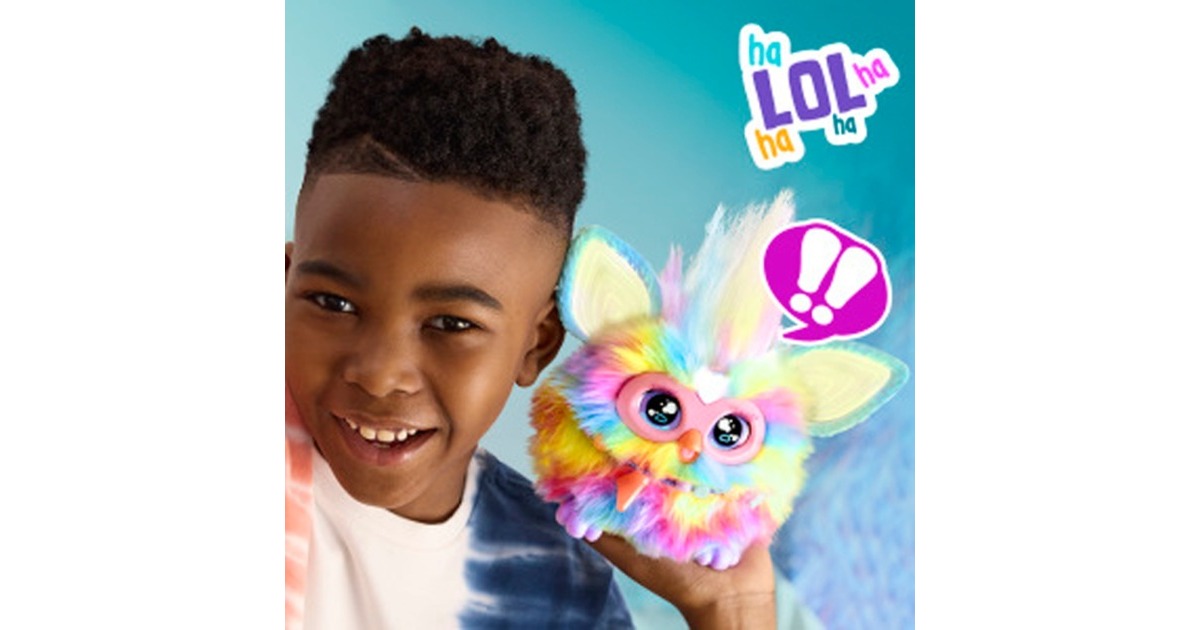 HasbroFurby Tie-Dye Pluchenspeelgoed
