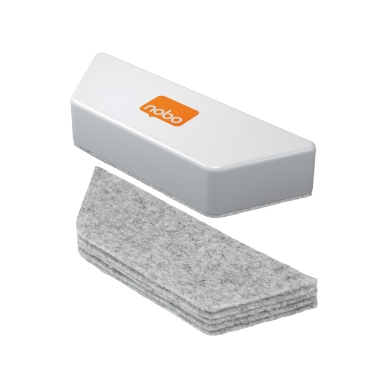 Nobo Tafelwischer, magnetisch, weiss