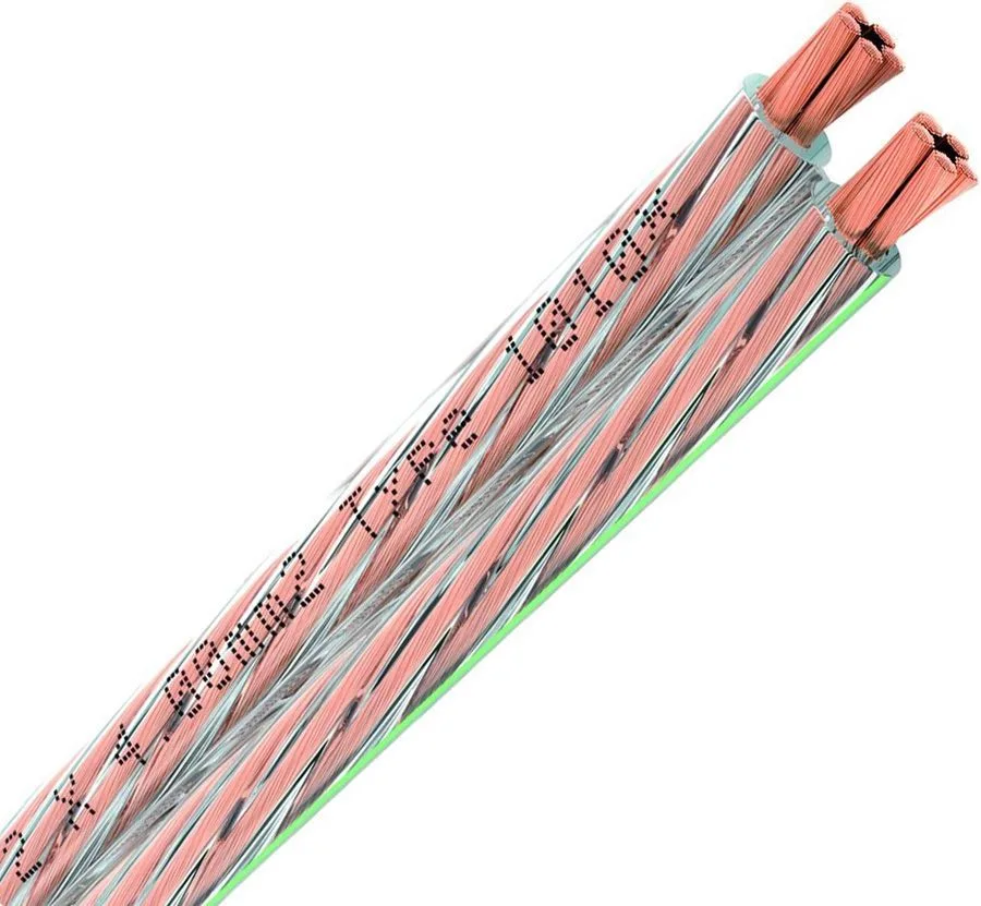 Oehlbach Speaker Wire 40 Transparent (1 m) Câbles d'enceintes au mètre