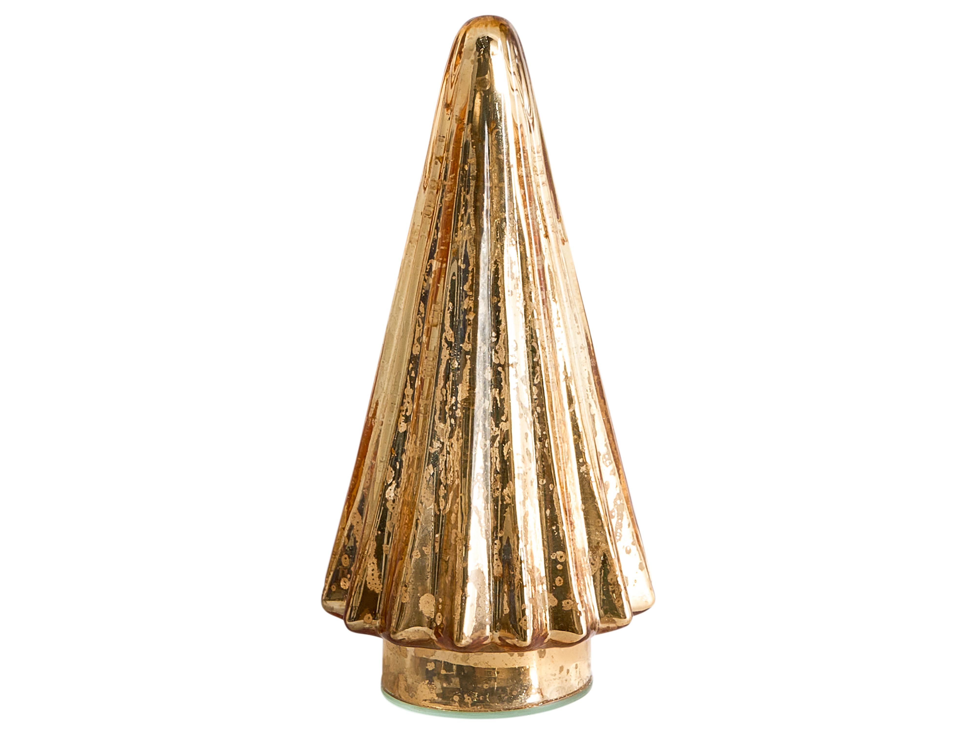 Set van 3 figuren OYEREN Kerstboom 21/29/37 cm Goud