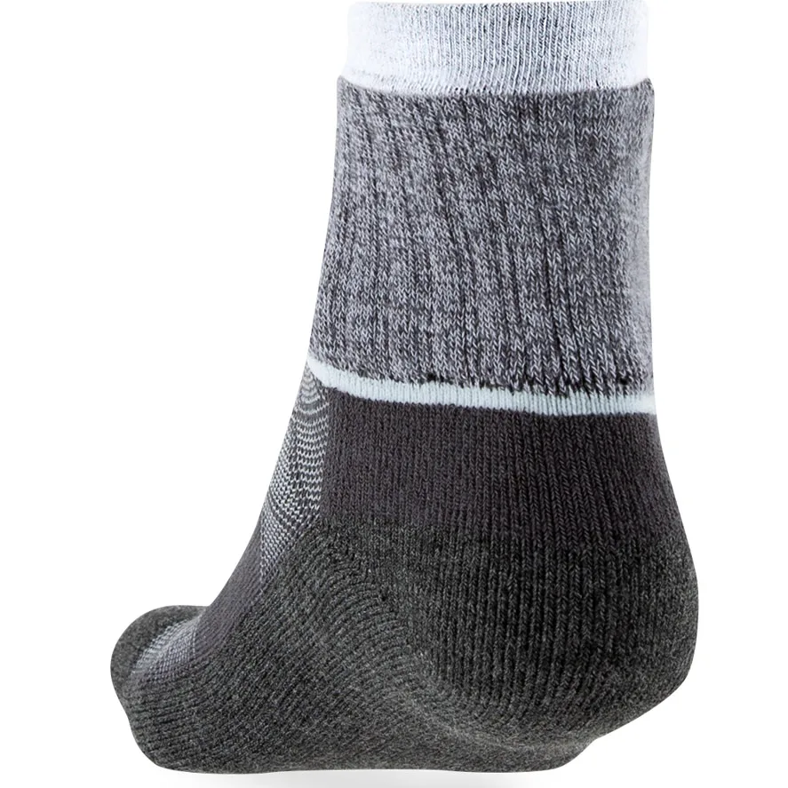Injinji Women's Liner + Runner Mini-Crew Gray