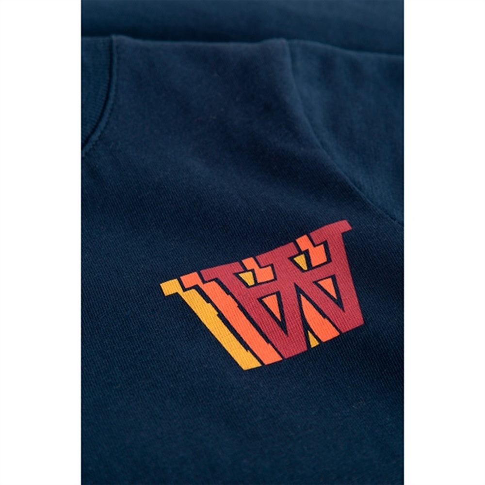 Navy Ola Logo T-shirt - Wood Wood → Luksusbaby.dk